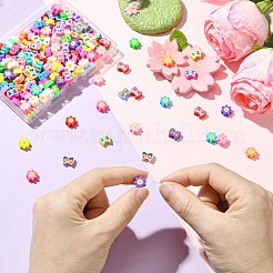 200pcs 2 Arten handgemachte Polymer-Ton-Perlen&nbsp;CLAY-CJ0002-04