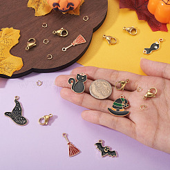 7 Stück 7 Stile DIY Legierung Emaille Anhänger Dekorationen Herstellung Kits&nbsp;FIND-TA0009-03