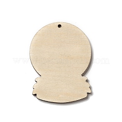 Große Anhänger aus einseitig bedrucktem Holz&nbsp;LS-WOOD-H102-02D