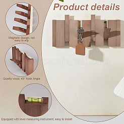 Kleiderhaken aus Holz in Form einer Klaviertaste&nbsp;FIND-WH0139-374