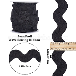 Gewellter Fransenbesatz aus Polyester&nbsp;OCOR-GF0003-44G-01