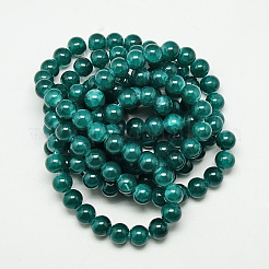 Perles de verre craquelé cuites au four&nbsp;X-DGLA-Q023-8mm-YS40