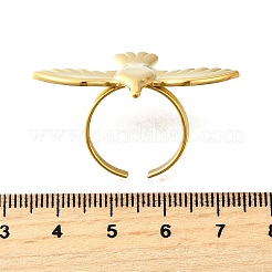 Anelli polsini aperti in acciaio inossidabile 304&nbsp;RJEW-M074-04A-G