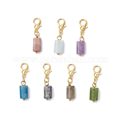 7 pièce de décoration pendentif en rhodonite naturelle&nbsp;HJEW-JM03745-02