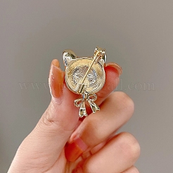 Shiba Inu mit Schleife Emaille-Anstecker&nbsp;PW-WG5A602-01
