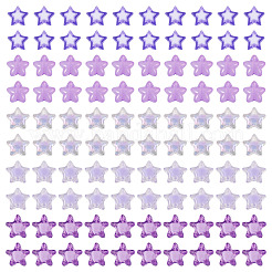 150pcs 5 Arten transparente Acrylperlen&nbsp;TACR-TA0001-67A