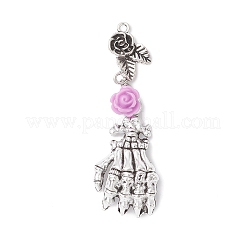 5 gros pendentifs en alliage de style tibétain&nbsp;PALLOY-JF04634