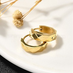 Boucles d'oreilles créoles en acier inoxydable 304 pour femmes&nbsp;EJEW-C096-45G