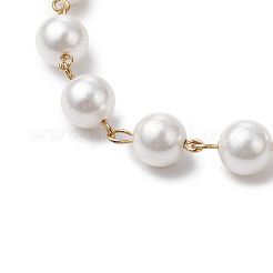 5 pz braccialetti con ciondoli di perle rotonde di conchiglia&nbsp;BJEW-JB11228