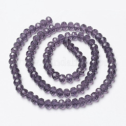 Chapelets de perles en verre&nbsp;LS-EGLA-A034-T3mm-D15