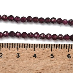 Natürlicher Granat Perlen Stränge&nbsp;G-B168-A05-4mm
