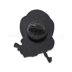 Squelette avec broche en émail parachute&nbsp;JEWB-C015-02EB
