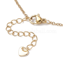 12 pièce 12 styles constellation étoile en laiton et pierre mixte naturelle pendentif à perles rondes à facettes colliers à chaîne en acier inoxydable 304&nbsp;NJEW-JN05612
