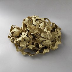 Wellenförmiges Polyesterband mit Fransenbesatz&nbsp;SRIB-WH0011-325