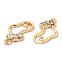 Colgante micropavé cubic zirconia de latón&nbsp;KK-C028-42G