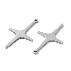 Pendentifs en acier inoxydable 201 anti-ternissement&nbsp;STAS-Q216-18P