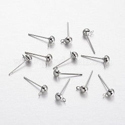 Accessoires de clous d'oreilles en laiton&nbsp;KK-F371-34P-A