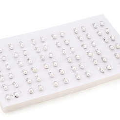 Ohrstecker aus Messing mit Naturperlen&nbsp;PEAR-N020-08G
