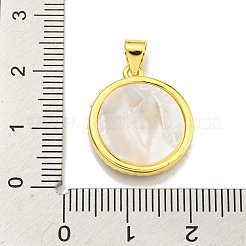 Pendentifs en laiton zircon cubique transparent&nbsp;KK-K354-04G-07