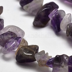 Puce perles d'améthyste naturelle brins&nbsp;LS-G-N0134-19