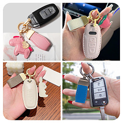 PU Leder Schlüsselanhänger&nbsp;KEYC-TADJ0009-03B-03