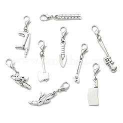 60 pendentif décoratif en alliage d'outils&nbsp;HJEW-CJ00105