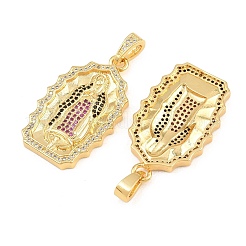 Colgante micropavé cubic zirconia de latón&nbsp;CU-CBA56CE-02G