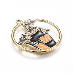 Ciondoli in smalto in lega a tema halloween&nbsp;ENAM-J649-12LG-02