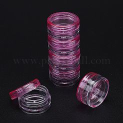 3 g Plastik leere tragbare Gesichtscreme Glas&nbsp;LS-X-MRMJ-WH0020-01B