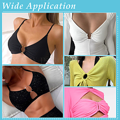 18 pièce 3 styles de boucles de clips de bikini en alliage en forme de U&nbsp;AJEW-PH0006-72