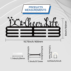 Support de mur d'affichage de support de cintre de médaille de fer de mode&nbsp;ODIS-WH0021-061