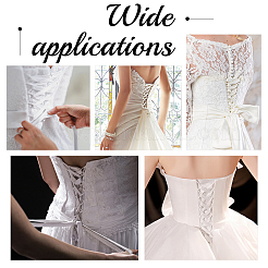 Remplacement de la fermeture éclair de la robe de mariée des femmes&nbsp;SRIB-WH0012-08