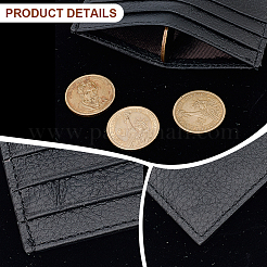 1 portatarjetas con banda de cuero de vaca&nbsp;AJEW-CL0002-52B