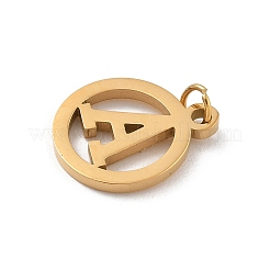 Ciondoli in acciaio inossidabile 304 con anello di congiunzione&nbsp;STAS-R001-02G-A