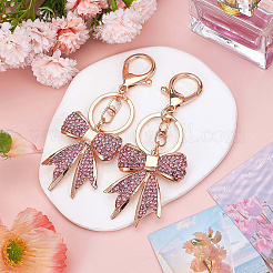 2 porte-clés en alliage de strass&nbsp;KEYC-SP0001-14