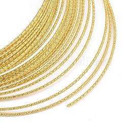 Alambre de hierro texturizado para enhebrar alambre y hacer joyas de diy.&nbsp;MW-L001-01C-G