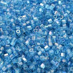 Transparente Farben aus Glas-Saatperlen&nbsp;SEED-S042-19B-04