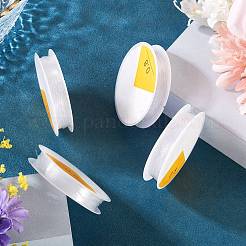 4 Rolle runder elastischer Stretchfaden aus Kristallglas&nbsp;EW-TA0001-10B