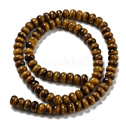 Fili di perline di occhio di tigre naturale&nbsp;G-K343-B02-01
