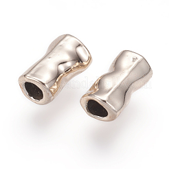 Perline tubo in lega&nbsp;PALLOY-E391-12G-AAA