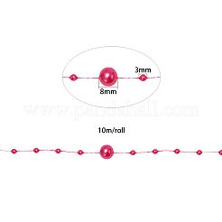 Handgemachte abs Kunststoff Perlenketten&nbsp;X-CHC-CJC0001-05C