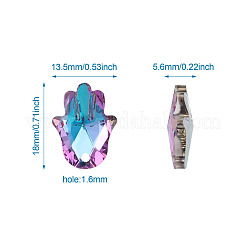 K9 Glas Strass Anhänger&nbsp;X-GLAA-TA001-008