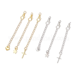 6 Stück 6 Stile 304 Edelstahl-Endketten-Set&nbsp;FIND-JF00153