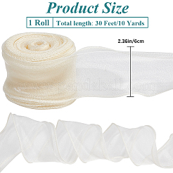 Polyester Organza Bänder&nbsp;SRIB-WH20020-003B-01