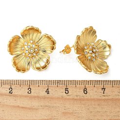 Orecchini a bottone in acciaio inossidabile 304&nbsp;EJEW-Z084-04G