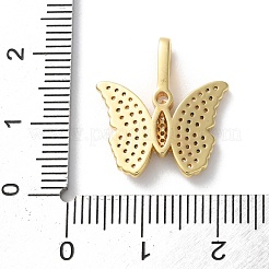 Pendentifs en laiton zircon cubique transparent&nbsp;KK-L227-007G