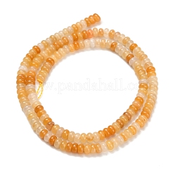 Natürlichen Topas Jade Perlen Stränge&nbsp;G-Z110-B27-2x4mm