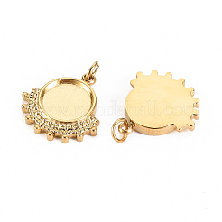 Cabochon pendenti in acciaio inossidabile 304&nbsp;X-STAS-S116-244G