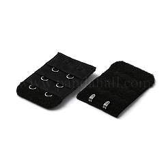 Polyester 3 Reihen x 2 Haken Unterwäsche-BH-Verlängerer&nbsp;FIND-WH0111-286J