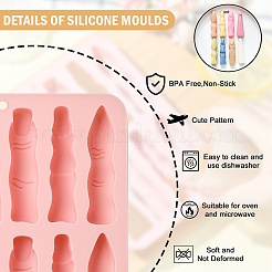 2 Stück Silikonformen in Fingerform für Heimwerkerarbeiten&nbsp;ST-CJ0007-75
